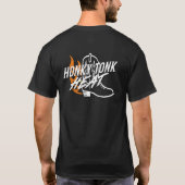 HTH Flaming Boot T-Shirt (weiß) (Rückseite)