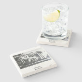 HTH-Hillcrest Nashville Stone Untersetzer (Seitenansicht)