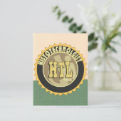 HTL ABZEICHEN HISTOTECHNOLOGIST HISTOLOGIE POSTKARTE (Stehend Vorderseite)