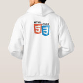 HTML5 CSS3 Logo-Kapuzenpulli Hoodie (Rückseite)