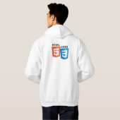 HTML5 CSS3 Logo-Kapuzenpulli Hoodie (Schwarz voll)