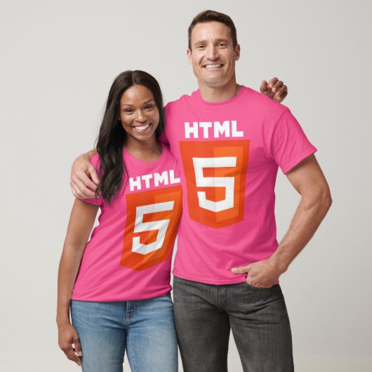 Html5 Html Logo Web Programmer Nerd Funny Computer T-Shirt (Unisex)