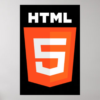HTML 5-Logo Poster