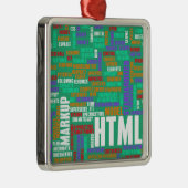 HTML 5 oder HTML5 Silbernes Ornament (Rechts)