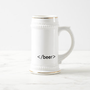 HTML <beer> Stein Bierglas