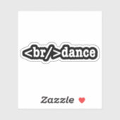 HTML-Code Aufkleber (Blatt)