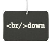 HTML-Code Autolufterfrischer (Rückseite)