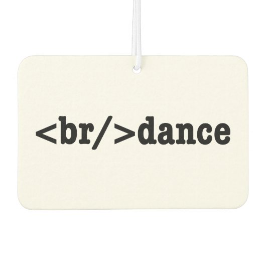 HTML-Code Autolufterfrischer (Vorderseite)