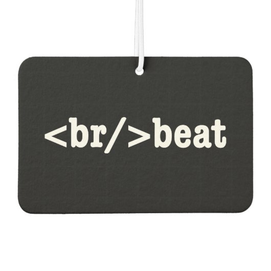 HTML-Code Autolufterfrischer (Vorderseite)