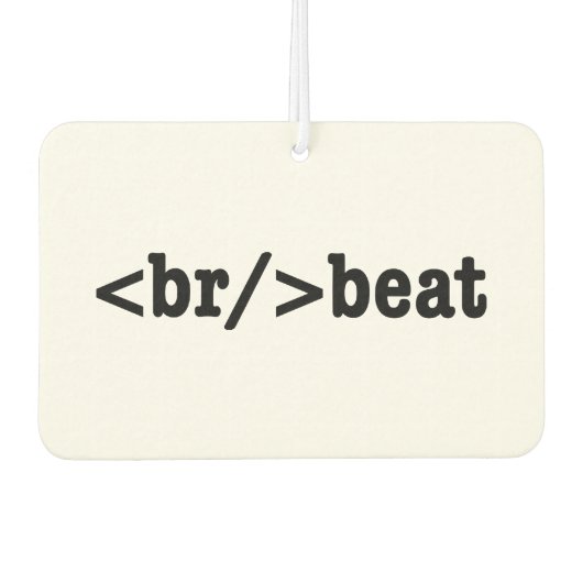 HTML-Code Autolufterfrischer (Vorderseite)