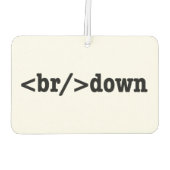 HTML-Code Autolufterfrischer (Rückseite)