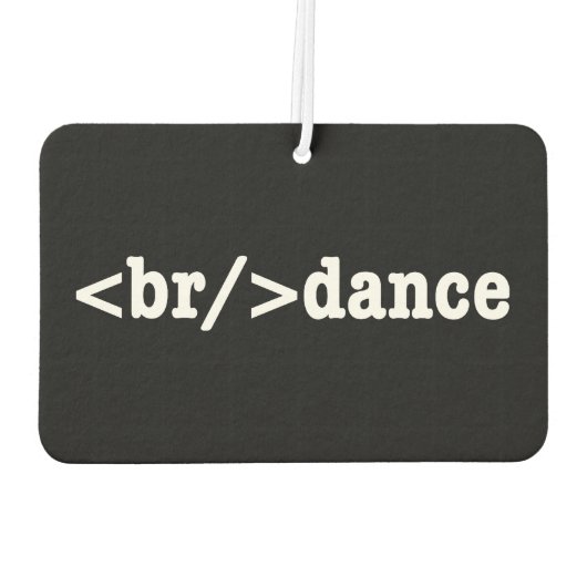 HTML-Code Autolufterfrischer (Rückseite)