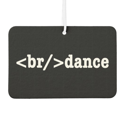 HTML-Code Autolufterfrischer (Vorderseite)