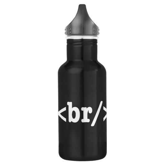 HTML-Code Edelstahlflasche (Links)