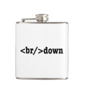HTML-Code Flachmann (Vorderseite)