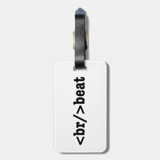 HTML-Code Gepäckanhänger (Rückseite vertikal)