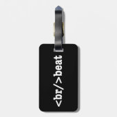 HTML-Code Gepäckanhänger (Rückseite vertikal)