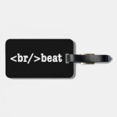 HTML-Code Gepäckanhänger (Rückseite horizontal)