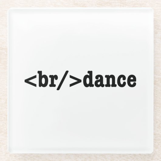 HTML-Code Glasuntersetzer (Vorderseite)