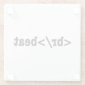 HTML-Code Glasuntersetzer (Rückseite)