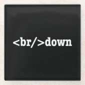 HTML-Code Glasuntersetzer (Vorderseite)