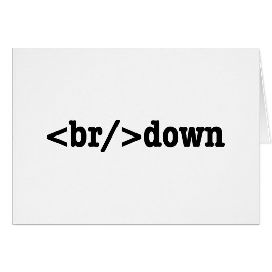 HTML Code Grußkarte (Vorderseite (Horizontal))