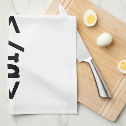 HTML-Code Handtuch (Viertel Falte)