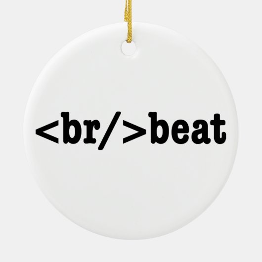 HTML-Code Keramik Ornament (Hinten)