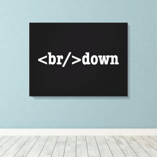 HTML-Code Leinwanddruck (Insitu (Holzboden))