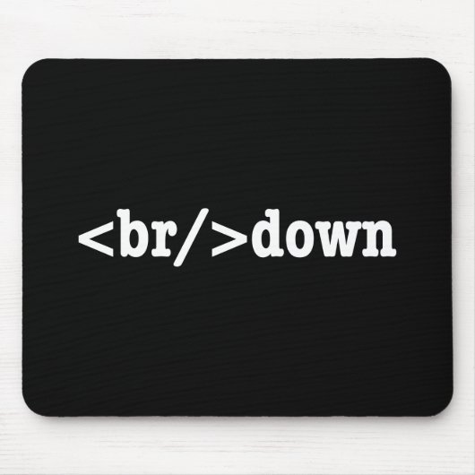 HTML-Code Mousepad (Vorne)