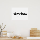 HTML-Code Poster (Küche)