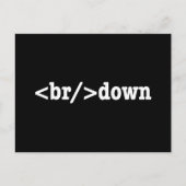 HTML-Code Postkarte (Vorderseite)