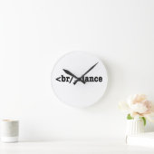 HTML-Code Runde Wanduhr (Zuhause)