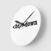 HTML-Code Runde Wanduhr (Winkel)