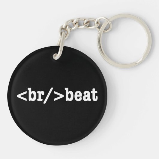 HTML-Code Schlüsselanhänger (Rückseite)