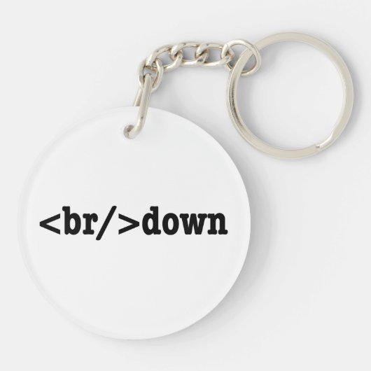 HTML-Code Schlüsselanhänger (Rückseite)