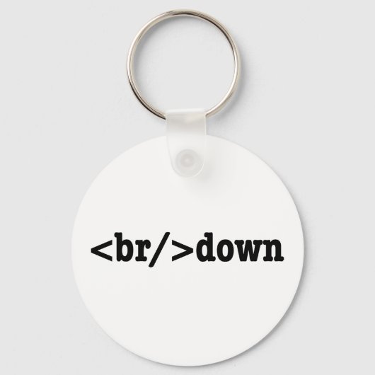 HTML-Code Schlüsselanhänger (Vorderseite)