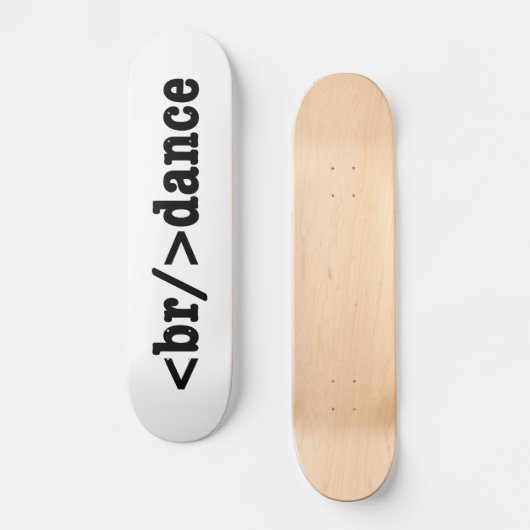 HTML-Code Skateboard (Vorderseite)