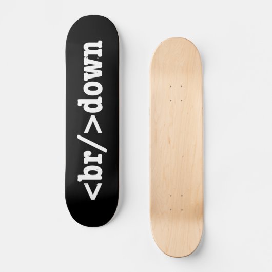 HTML-Code Skateboard (Vorderseite)