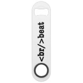 HTML-Code Speed Flaschenöffner (Rückseite)