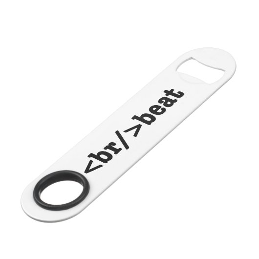 HTML-Code Speed Flaschenöffner (Rückseite Schrägansicht)