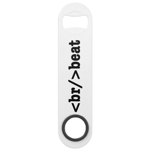 HTML-Code Speed Flaschenöffner (Vorderseite)