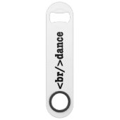 HTML-Code Speed Flaschenöffner (Rückseite)