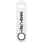 HTML-Code Speedflaschenöffner (Vorderseite)