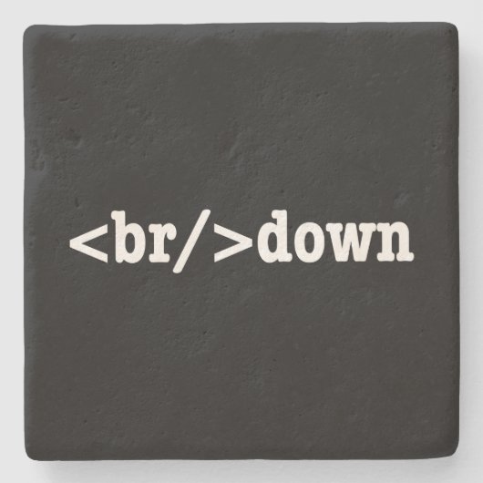 HTML-Code Steinuntersetzer (Vorderseite)