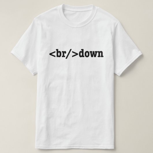 HTML-Code T-Shirt (Design vorne)