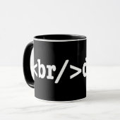 HTML-Code Tasse (Vorderseite Links)