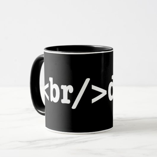 HTML-Code Tasse (Vorderseite Links)