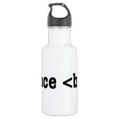 HTML-Code Trinkflasche (Rückseite)