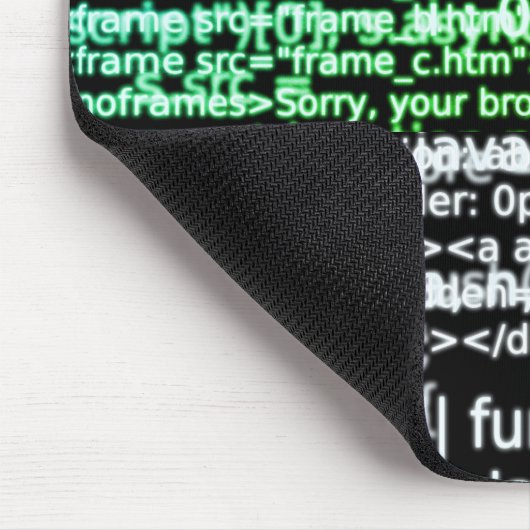 HTML-Code v1 Mousepad (Ecke)
